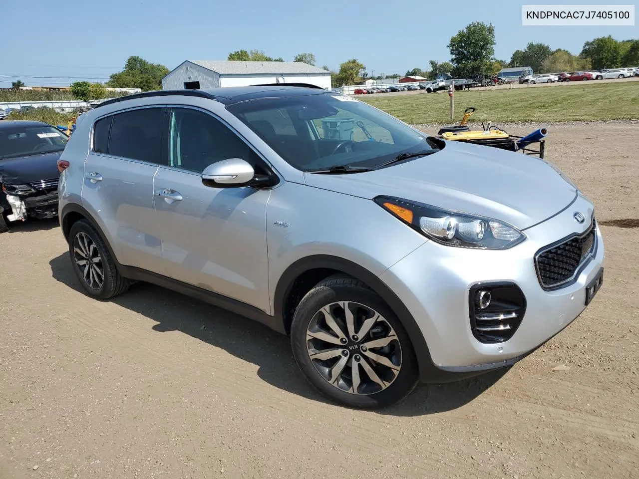 KNDPNCAC7J7405100 2018 Kia Sportage Ex