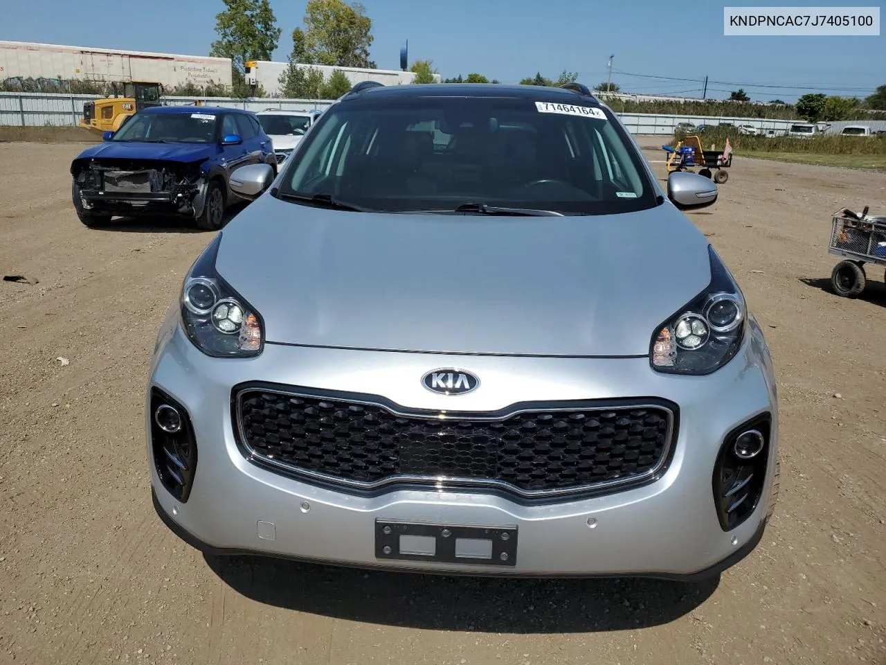 2018 Kia Sportage Ex VIN: KNDPNCAC7J7405100 Lot: 71464164