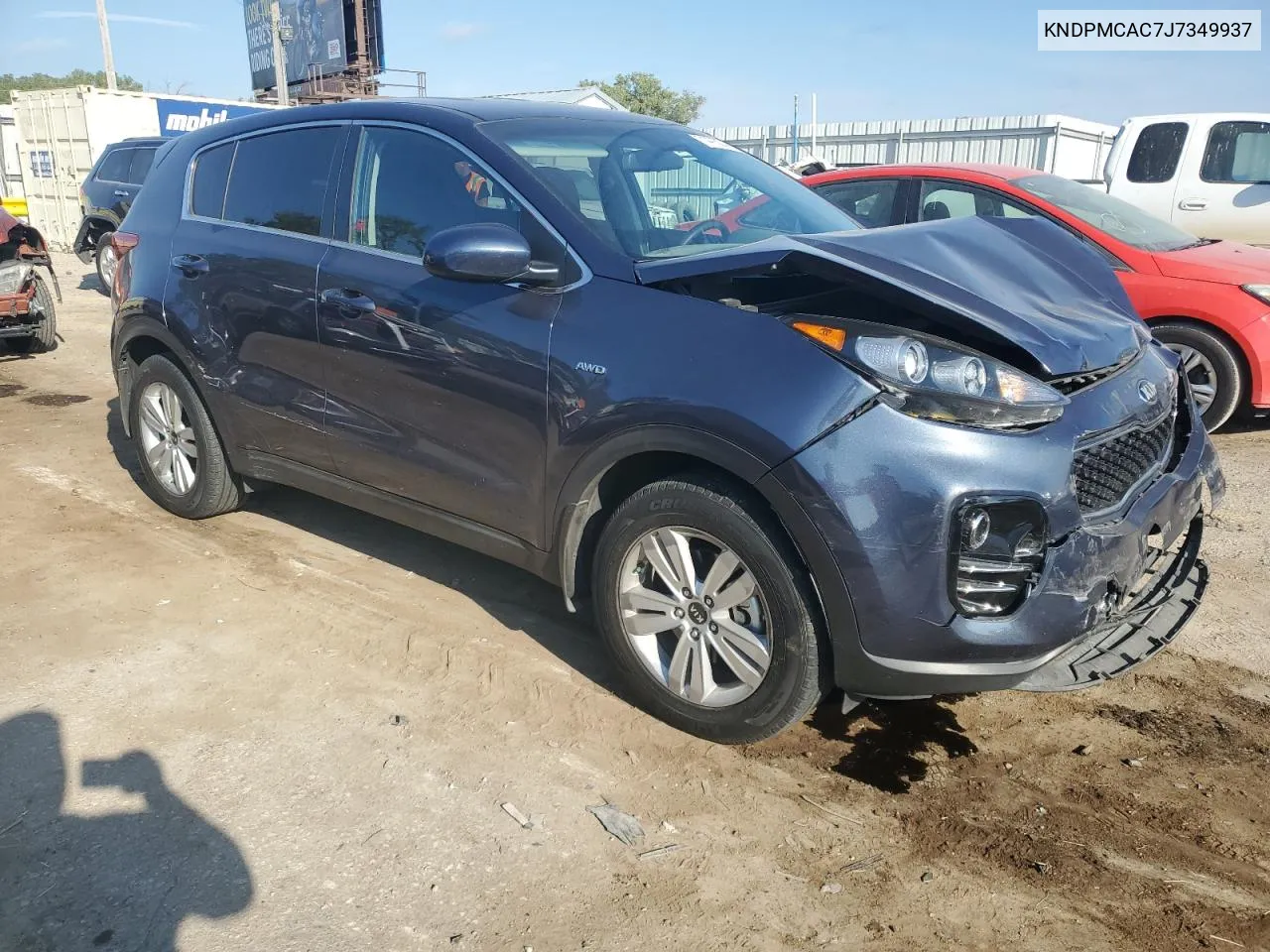 2018 Kia Sportage Lx VIN: KNDPMCAC7J7349937 Lot: 71476274