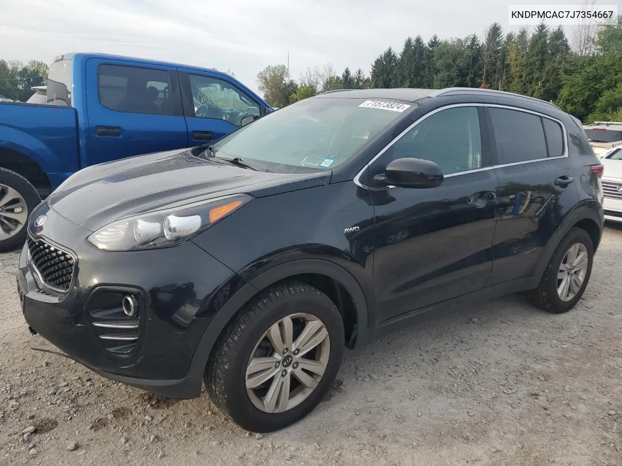 2018 Kia Sportage Lx VIN: KNDPMCAC7J7354667 Lot: 71573824