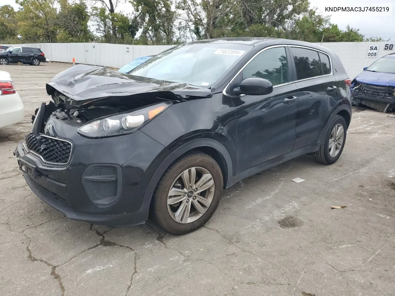 KNDPM3AC3J7455219 2018 Kia Sportage Lx