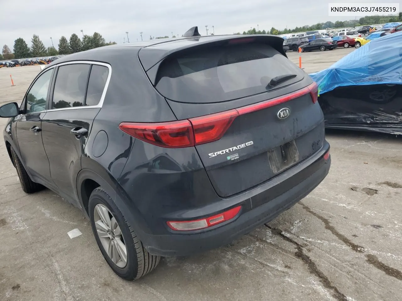 2018 Kia Sportage Lx VIN: KNDPM3AC3J7455219 Lot: 71622894