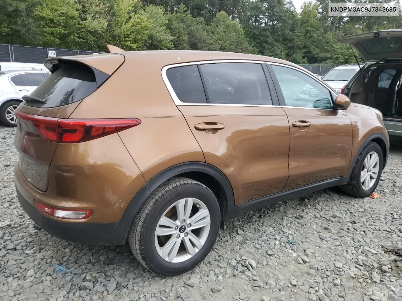 2018 Kia Sportage Lx VIN: KNDPM3AC9J7343685 Lot: 71762194