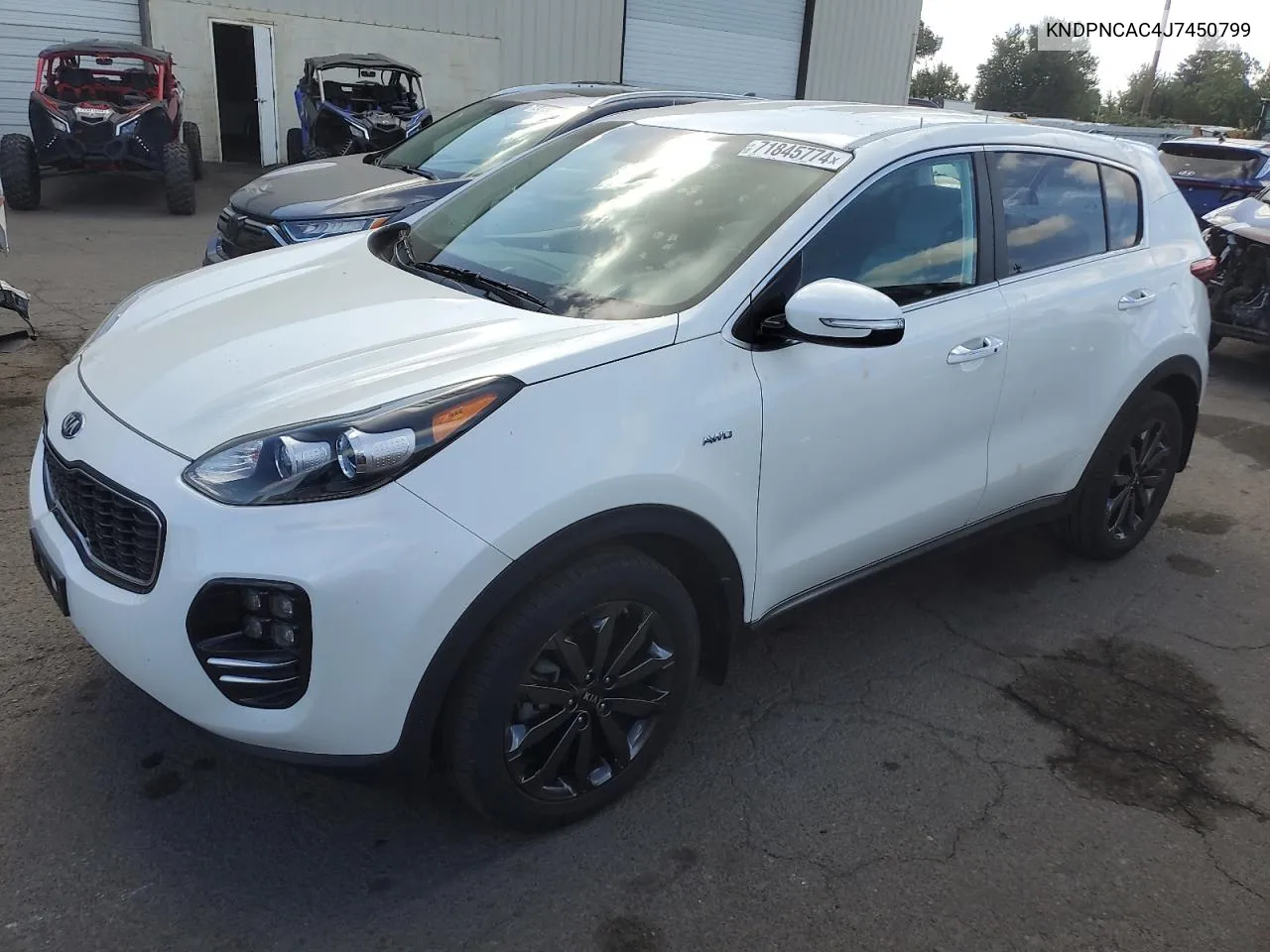 2018 Kia Sportage Ex VIN: KNDPNCAC4J7450799 Lot: 71845774