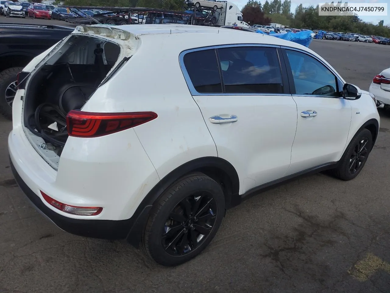 2018 Kia Sportage Ex VIN: KNDPNCAC4J7450799 Lot: 71845774