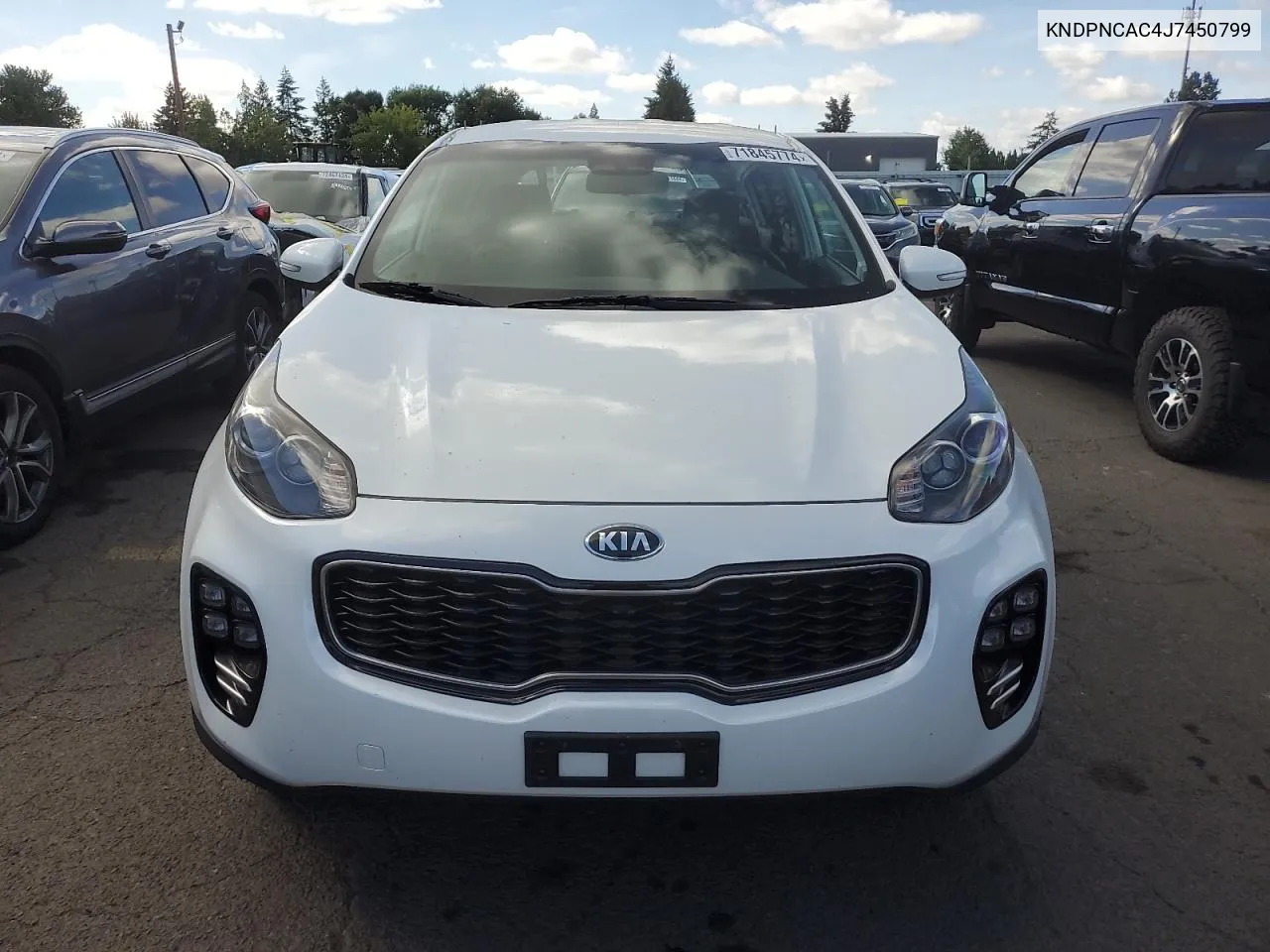 2018 Kia Sportage Ex VIN: KNDPNCAC4J7450799 Lot: 71845774