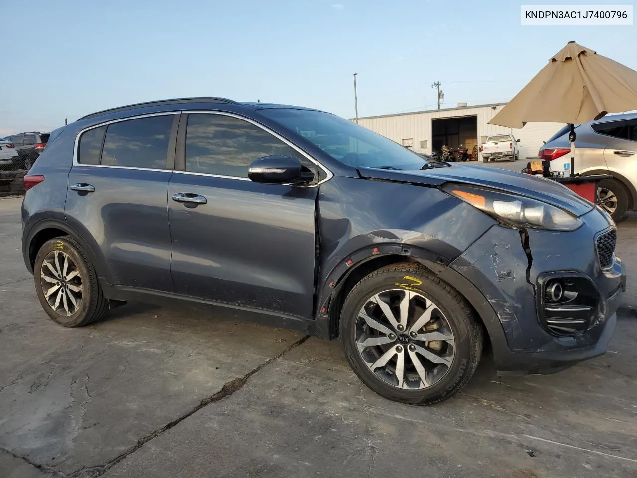 KNDPN3AC1J7400796 2018 Kia Sportage Ex