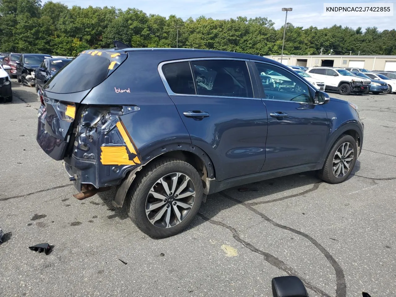 KNDPNCAC2J7422855 2018 Kia Sportage Ex