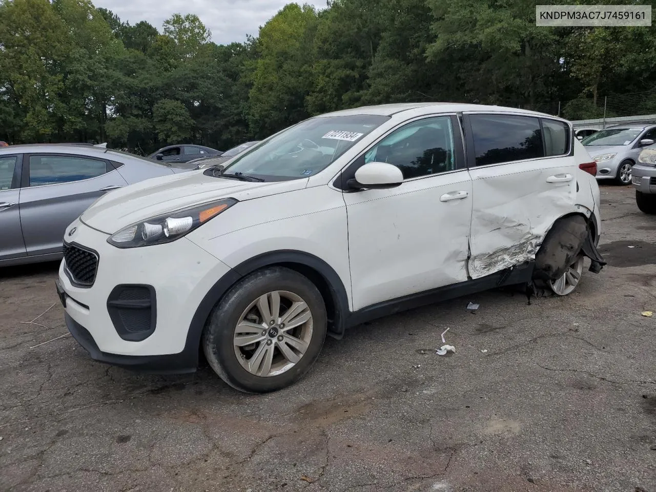 2018 Kia Sportage Lx VIN: KNDPM3AC7J7459161 Lot: 72211934