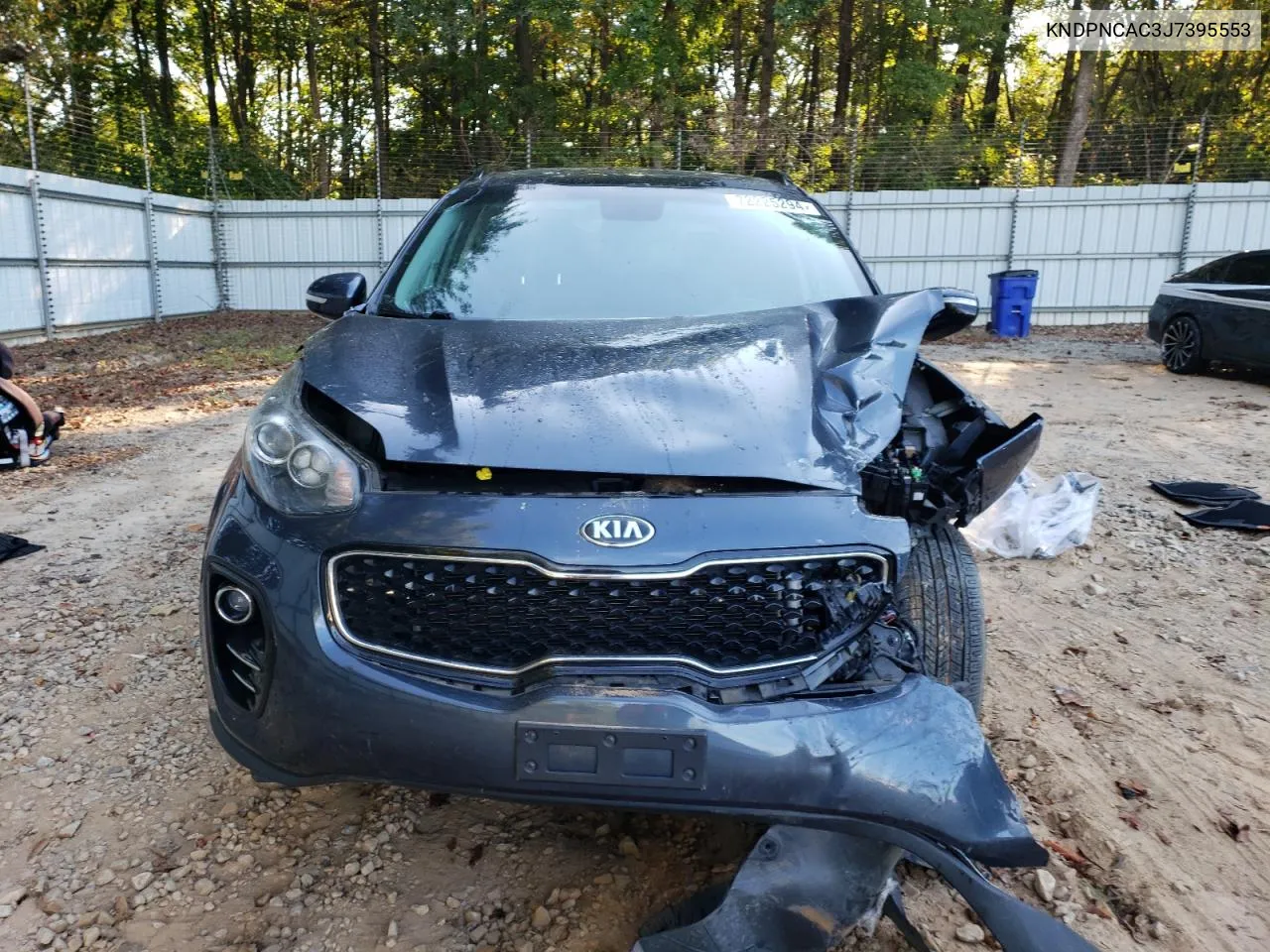 2018 Kia Sportage Ex VIN: KNDPNCAC3J7395553 Lot: 72225294