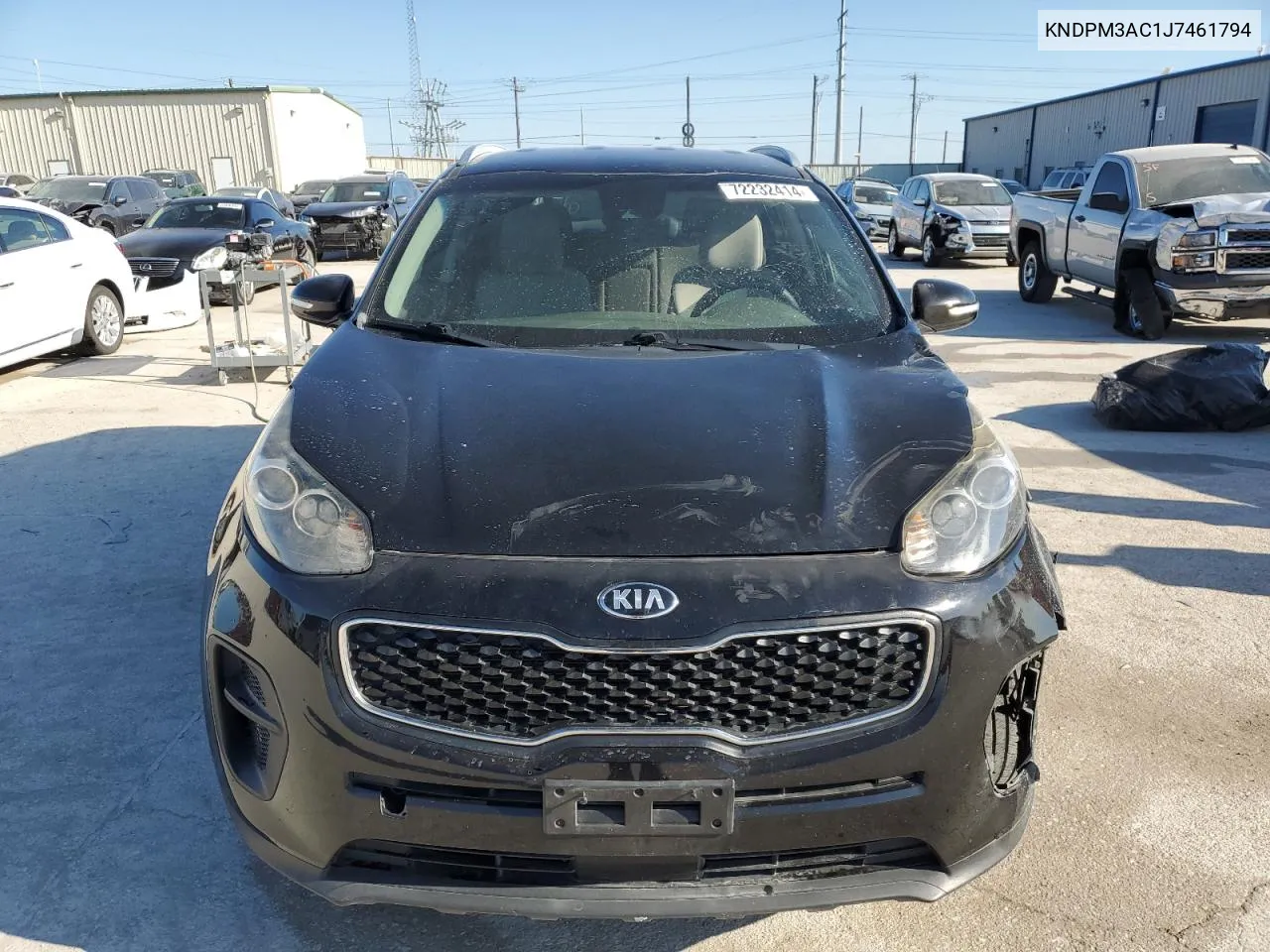 2018 Kia Sportage Lx VIN: KNDPM3AC1J7461794 Lot: 72232414