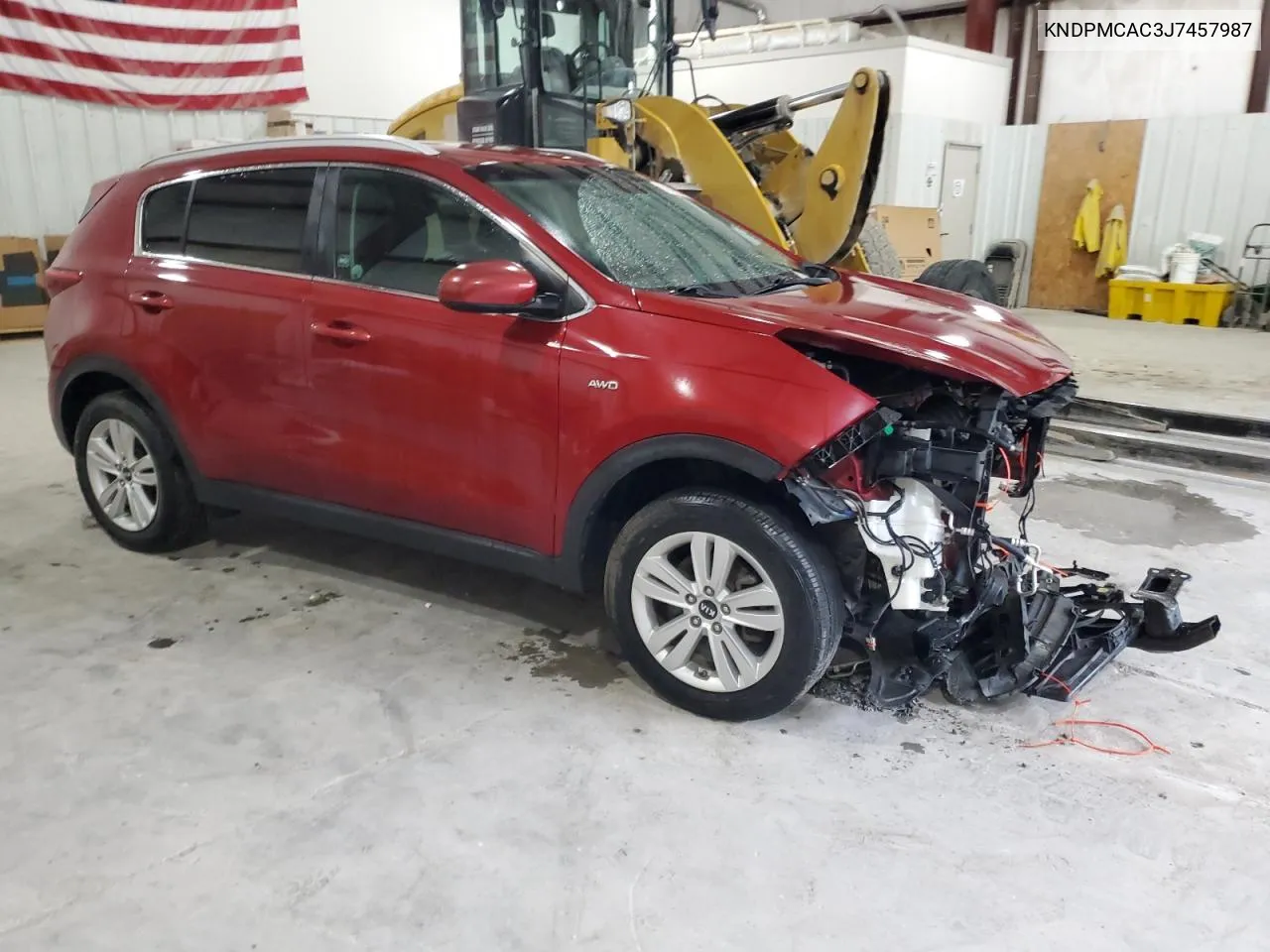 2018 Kia Sportage Lx VIN: KNDPMCAC3J7457987 Lot: 72446644