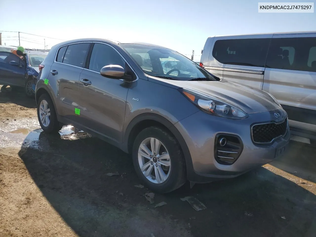 KNDPMCAC2J7475297 2018 Kia Sportage Lx