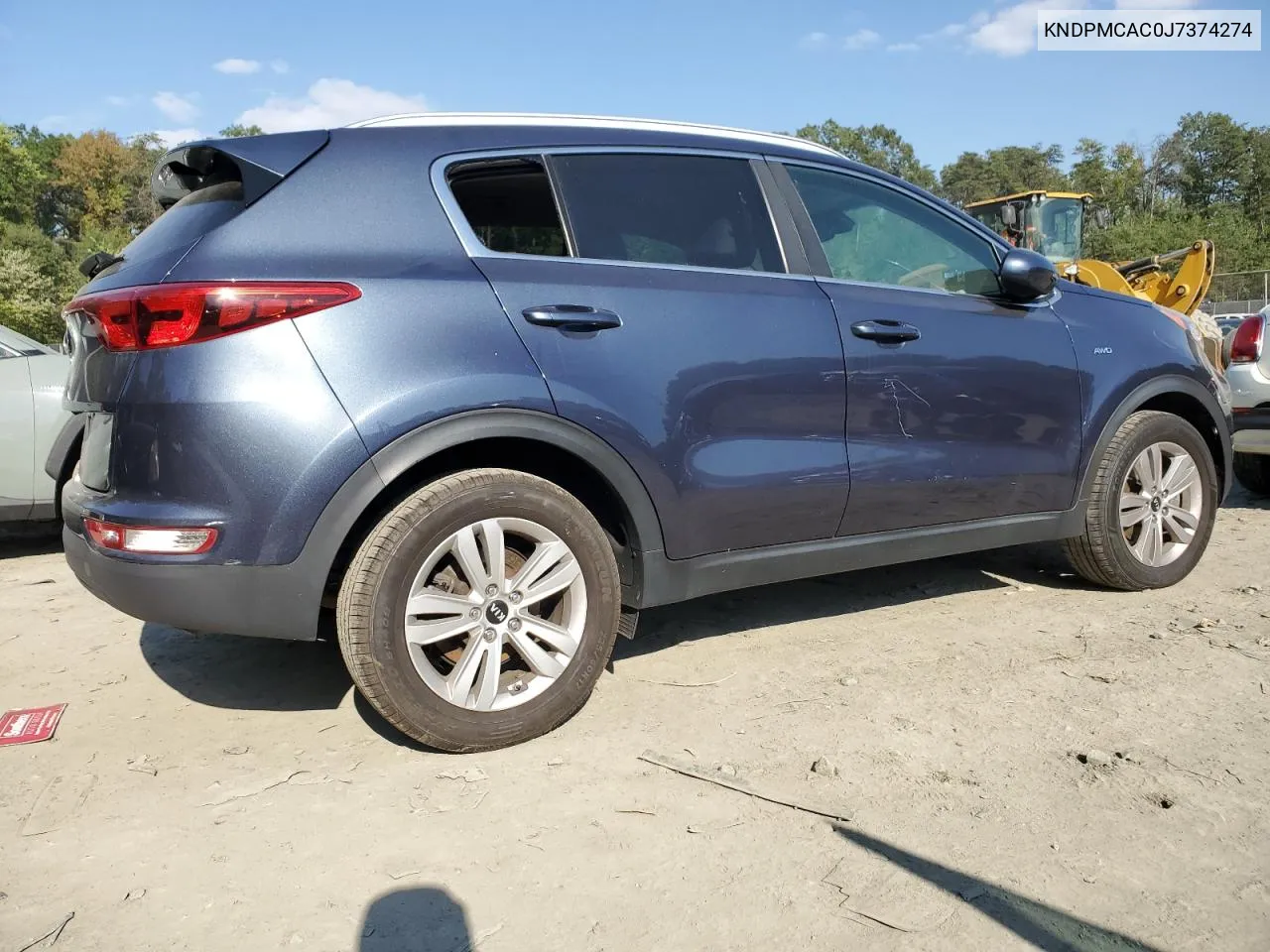 KNDPMCAC0J7374274 2018 Kia Sportage Lx