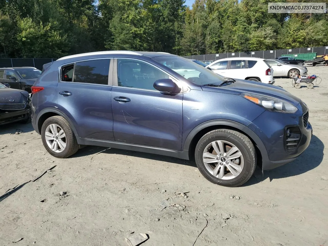 2018 Kia Sportage Lx VIN: KNDPMCAC0J7374274 Lot: 72582384