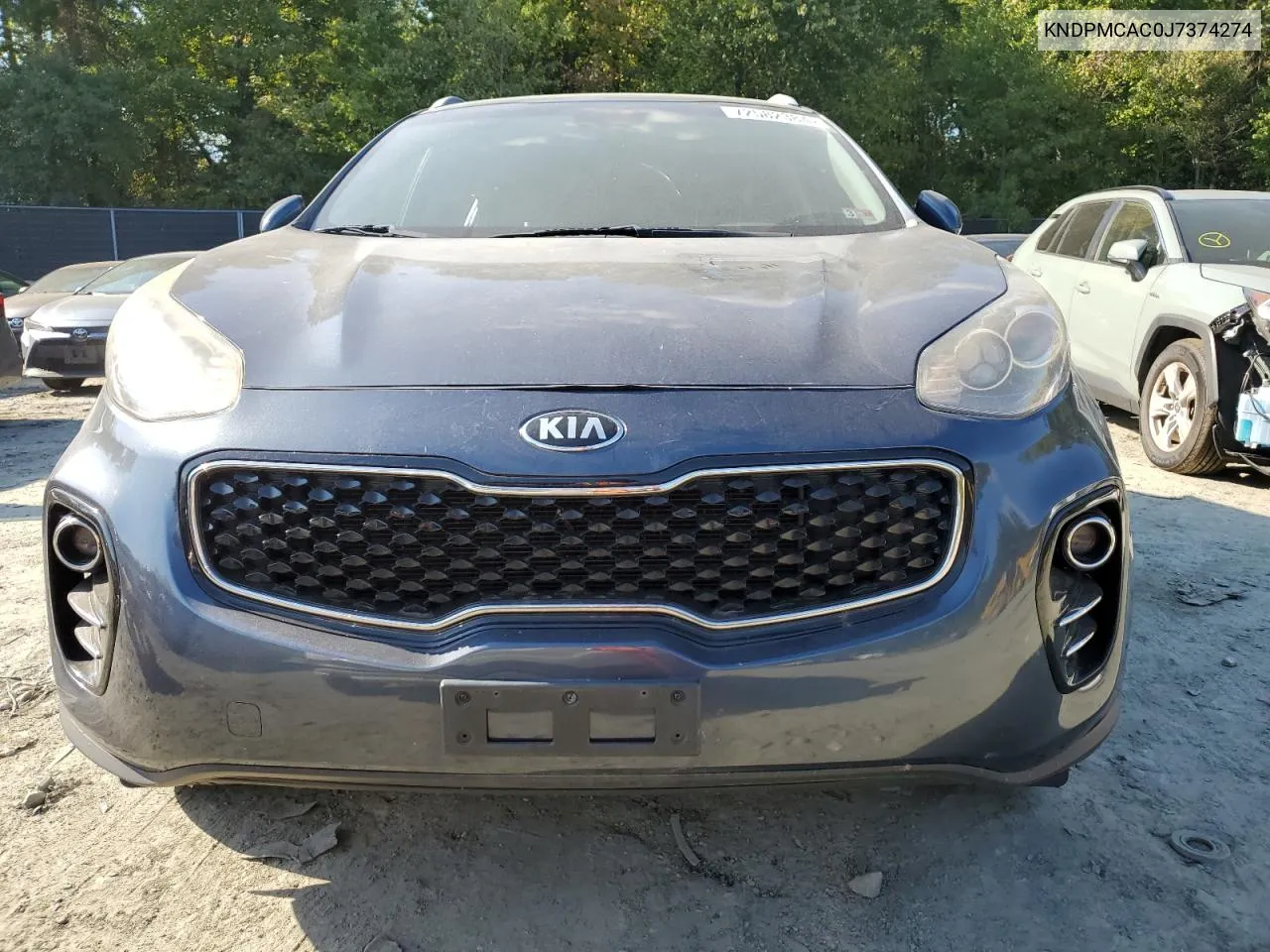 2018 Kia Sportage Lx VIN: KNDPMCAC0J7374274 Lot: 72582384