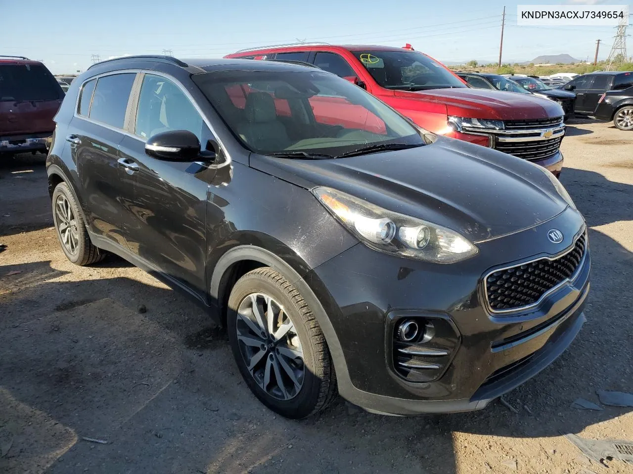 KNDPN3ACXJ7349654 2018 Kia Sportage Ex