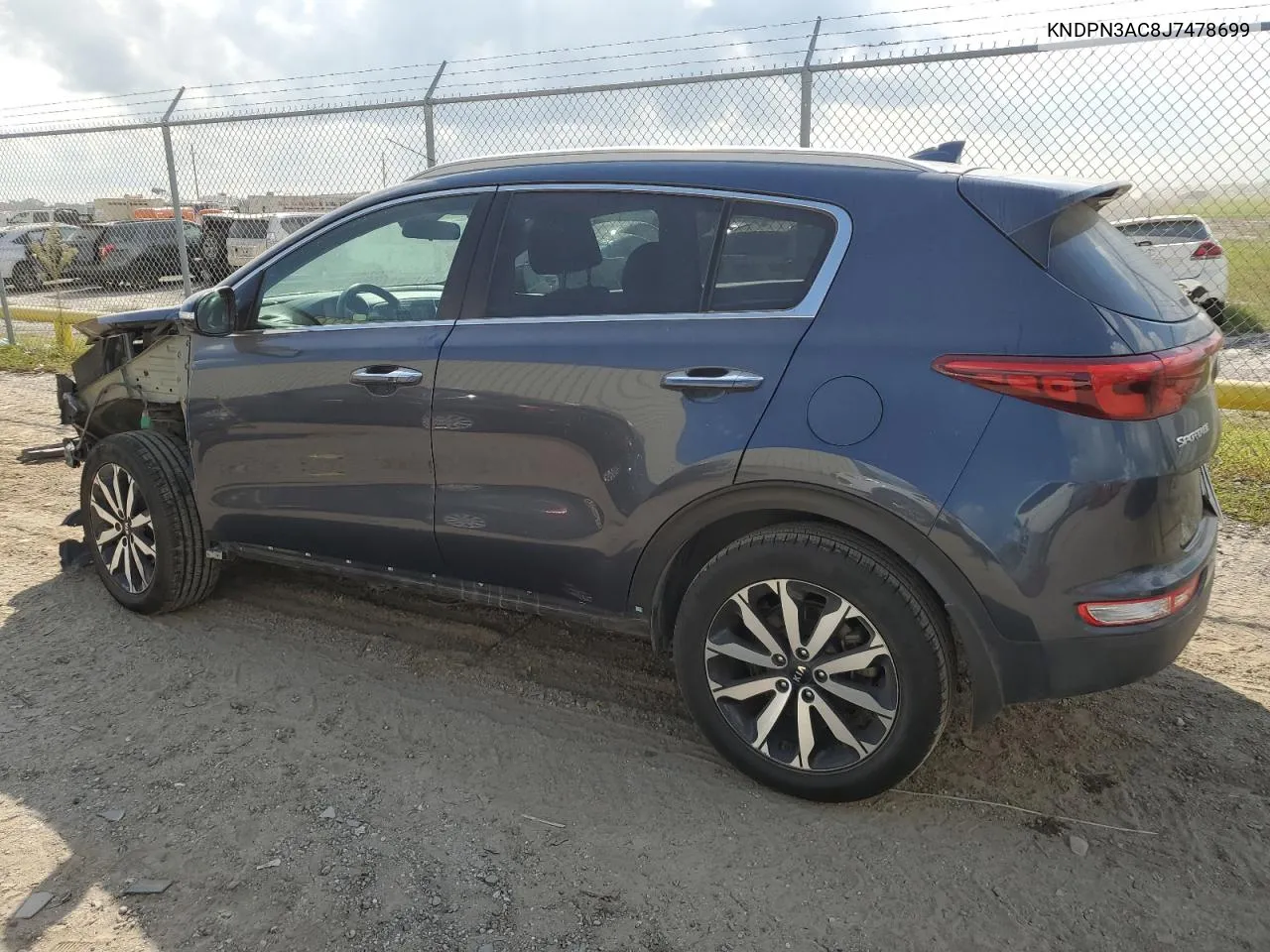 KNDPN3AC8J7478699 2018 Kia Sportage Ex