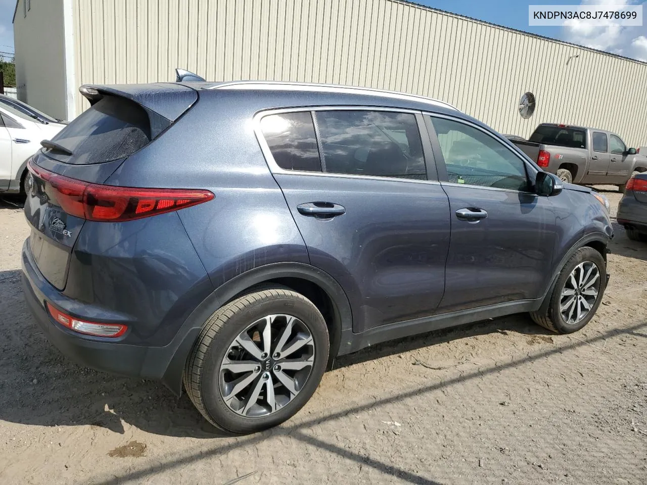 2018 Kia Sportage Ex VIN: KNDPN3AC8J7478699 Lot: 72682934