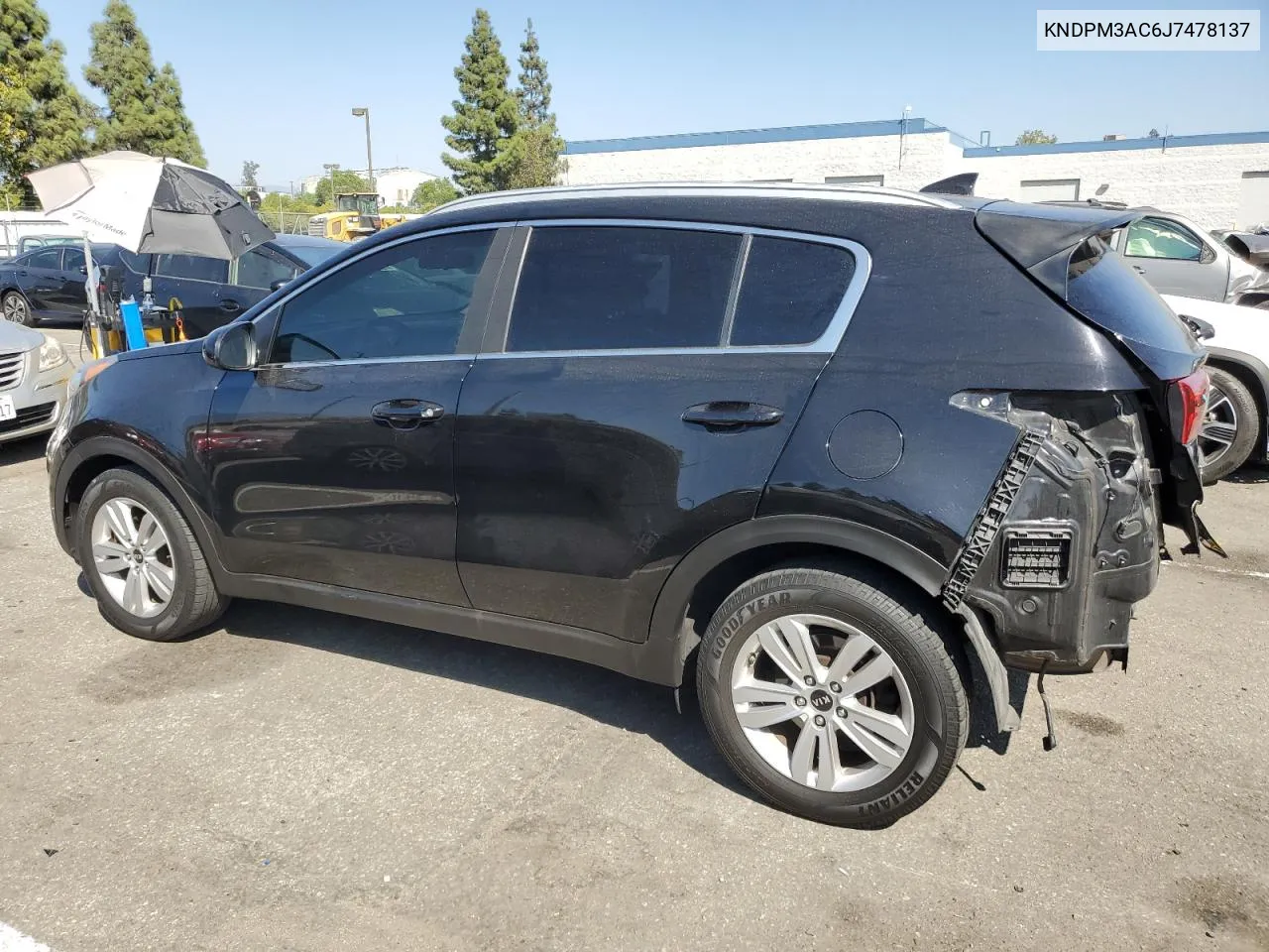 2018 Kia Sportage Lx VIN: KNDPM3AC6J7478137 Lot: 72720614