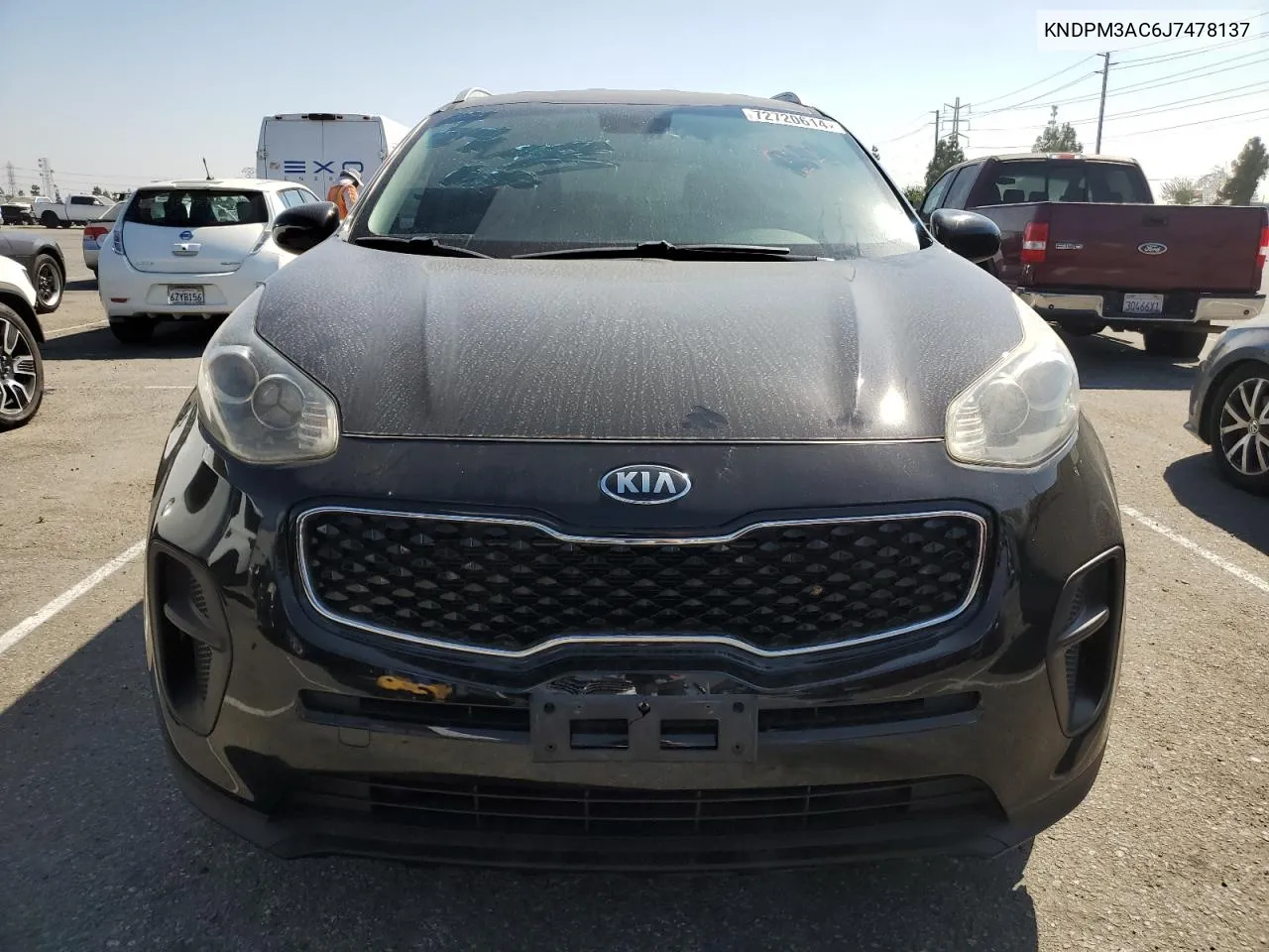 2018 Kia Sportage Lx VIN: KNDPM3AC6J7478137 Lot: 72720614