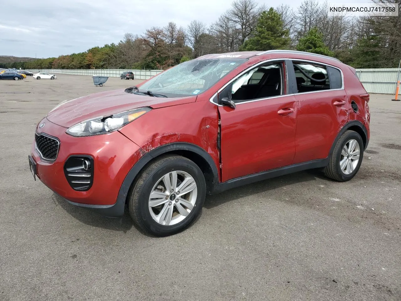 2018 Kia Sportage Lx VIN: KNDPMCAC0J7417558 Lot: 72828634