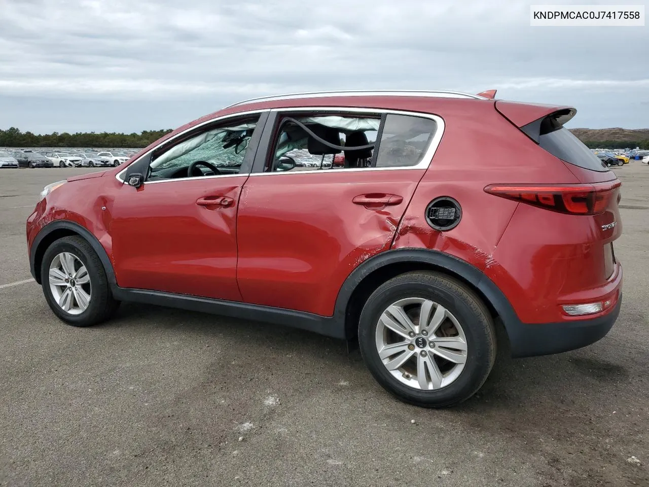 2018 Kia Sportage Lx VIN: KNDPMCAC0J7417558 Lot: 72828634