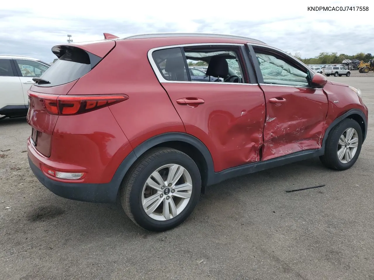 2018 Kia Sportage Lx VIN: KNDPMCAC0J7417558 Lot: 72828634