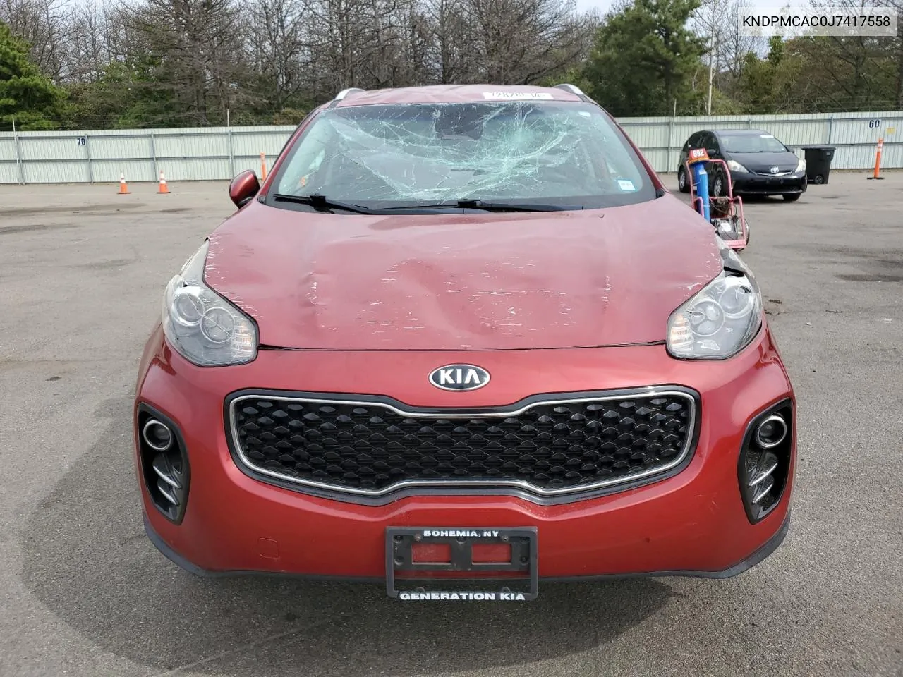 2018 Kia Sportage Lx VIN: KNDPMCAC0J7417558 Lot: 72828634