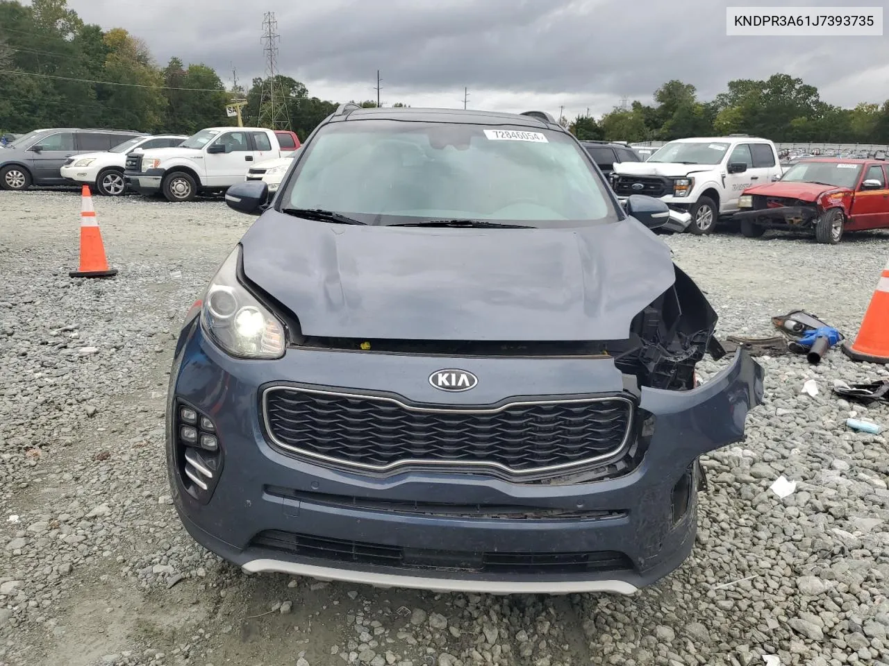 2018 Kia Sportage Sx VIN: KNDPR3A61J7393735 Lot: 72846054