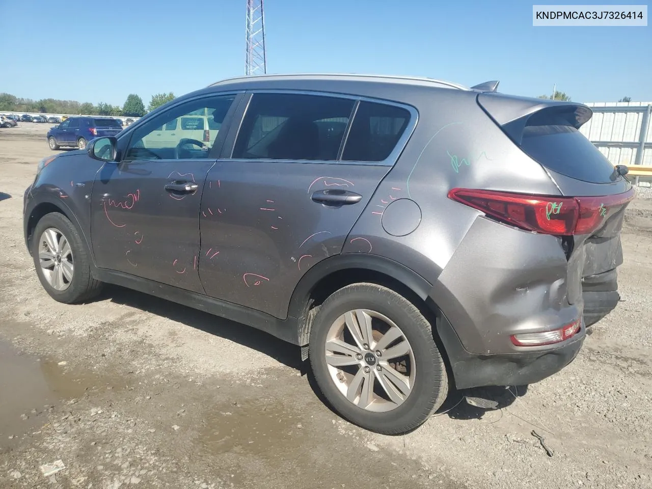 2018 Kia Sportage Lx VIN: KNDPMCAC3J7326414 Lot: 73122254