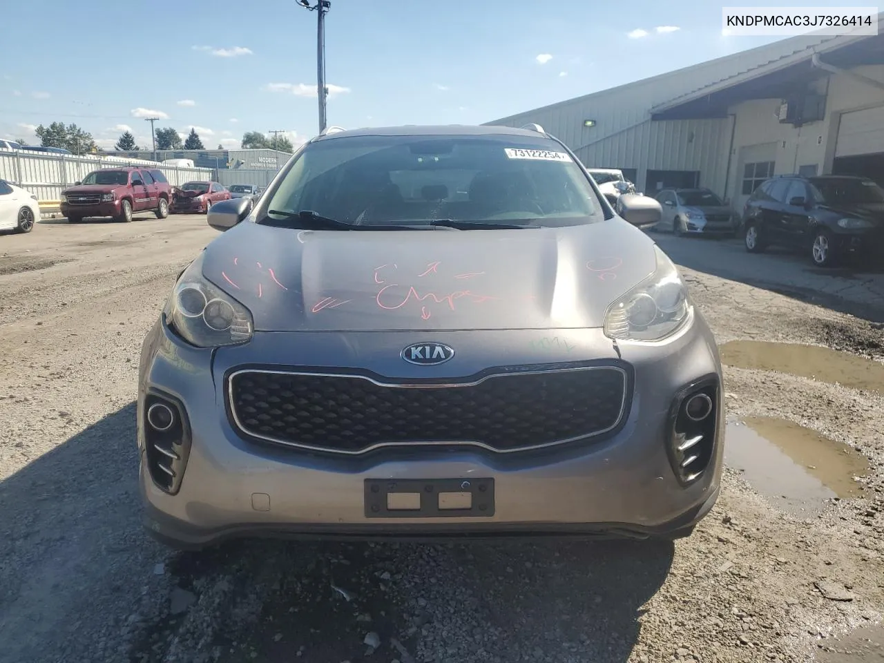 2018 Kia Sportage Lx VIN: KNDPMCAC3J7326414 Lot: 73122254