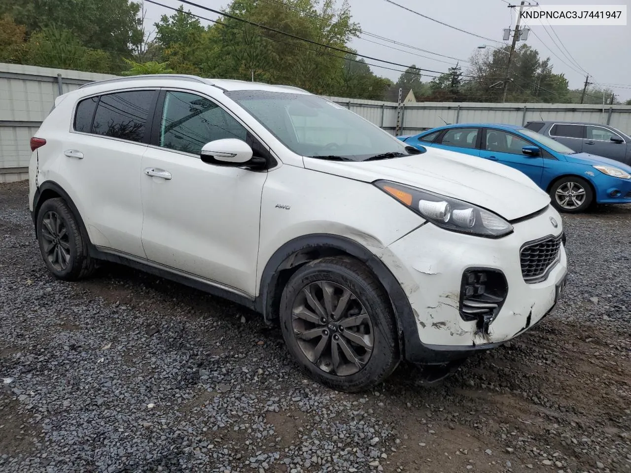 KNDPNCAC3J7441947 2018 Kia Sportage Ex