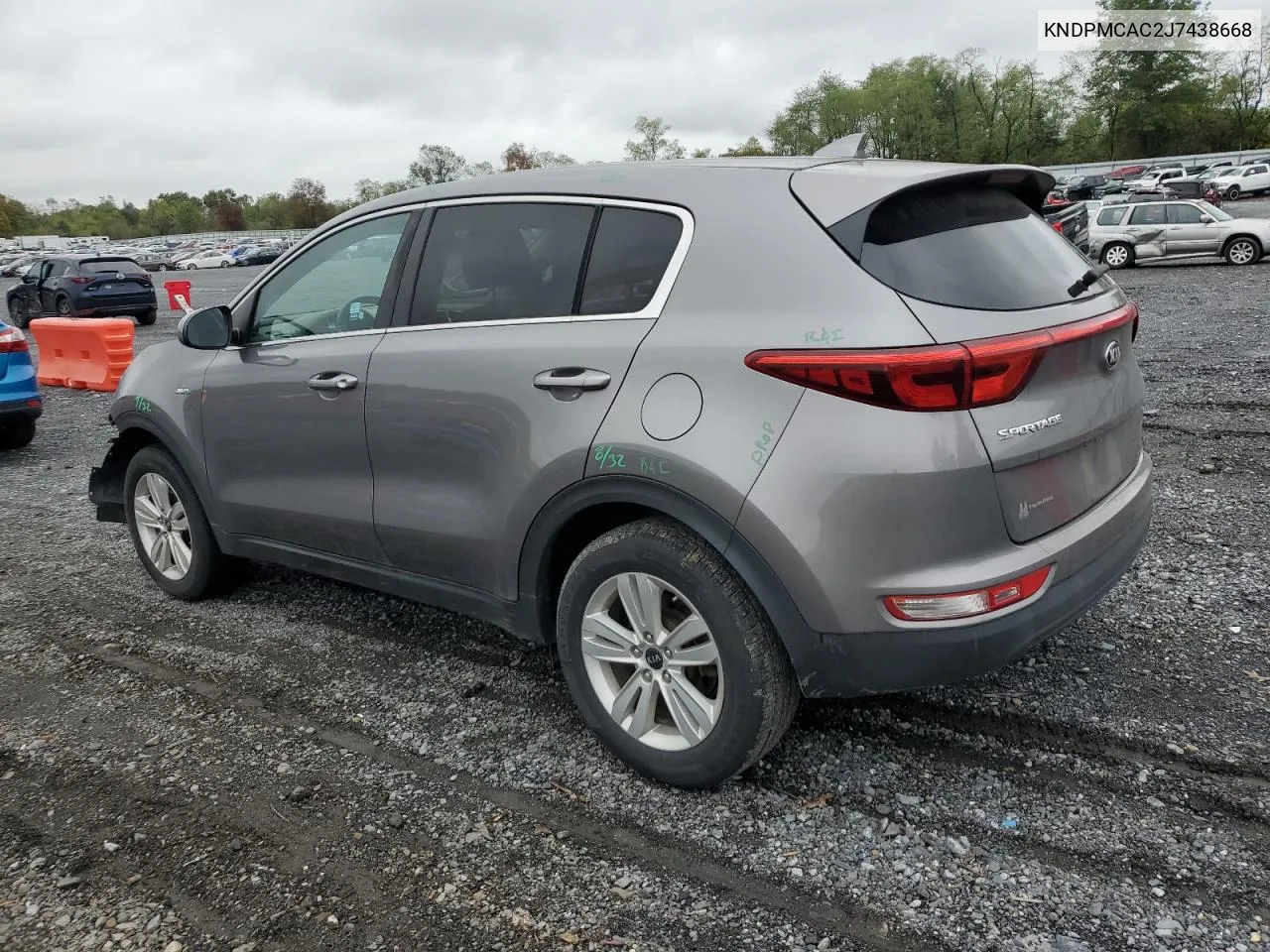 2018 Kia Sportage Lx VIN: KNDPMCAC2J7438668 Lot: 73312574