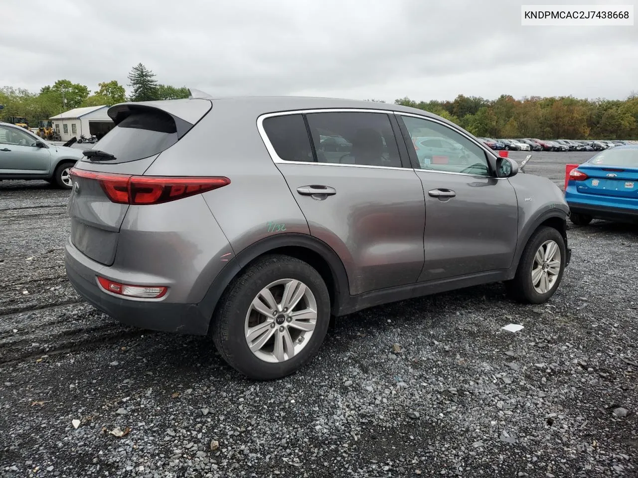 2018 Kia Sportage Lx VIN: KNDPMCAC2J7438668 Lot: 73312574