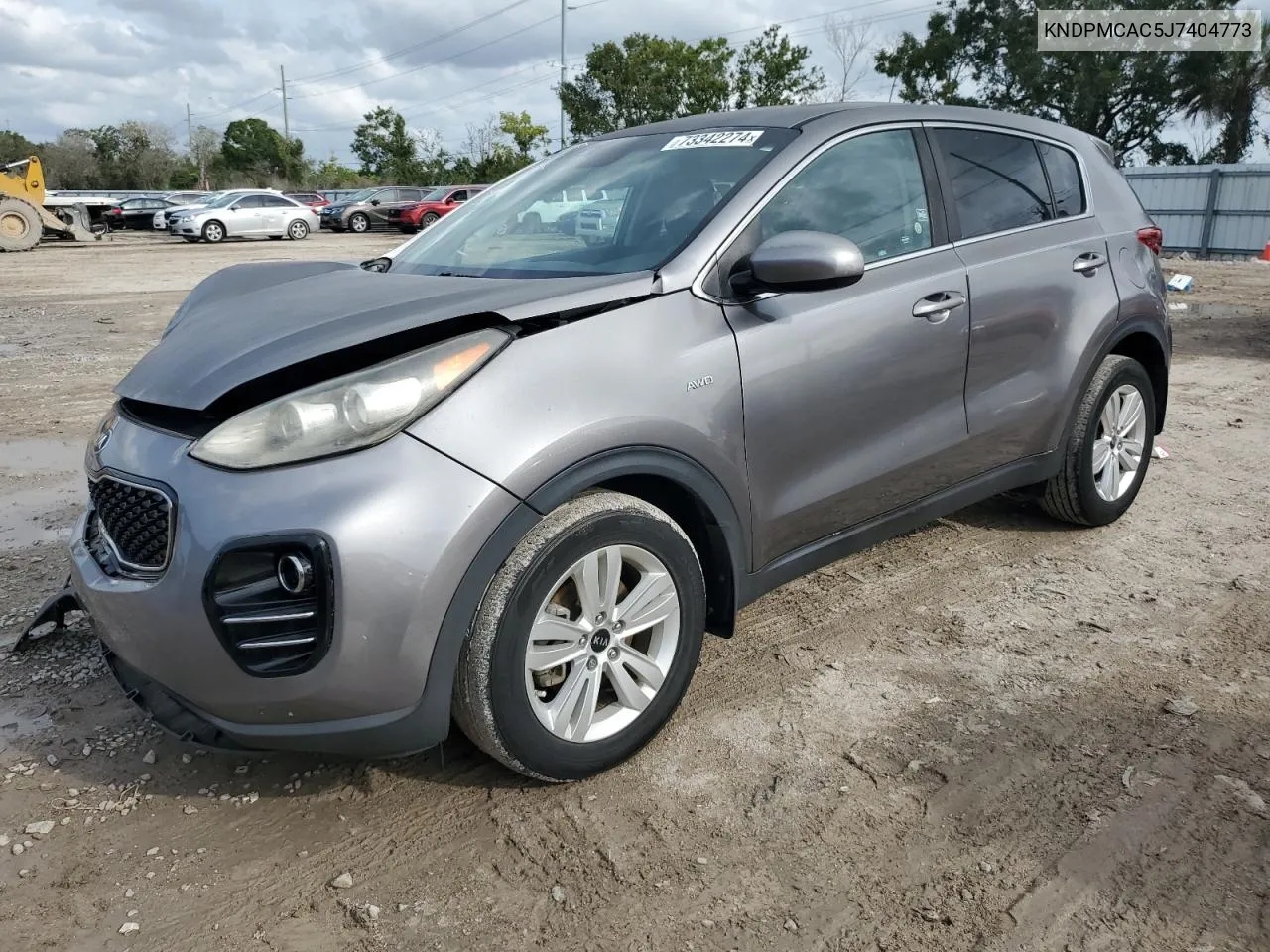 2018 Kia Sportage Lx VIN: KNDPMCAC5J7404773 Lot: 73342274