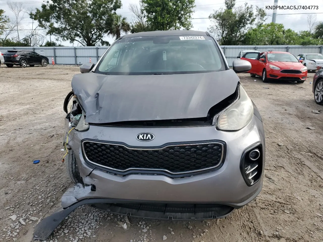 2018 Kia Sportage Lx VIN: KNDPMCAC5J7404773 Lot: 73342274