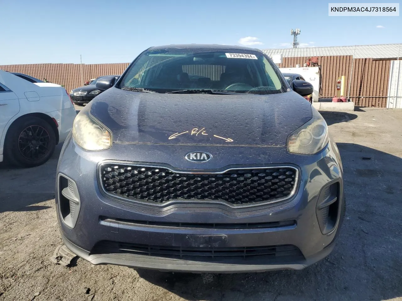 2018 Kia Sportage Lx VIN: KNDPM3AC4J7318564 Lot: 73394394