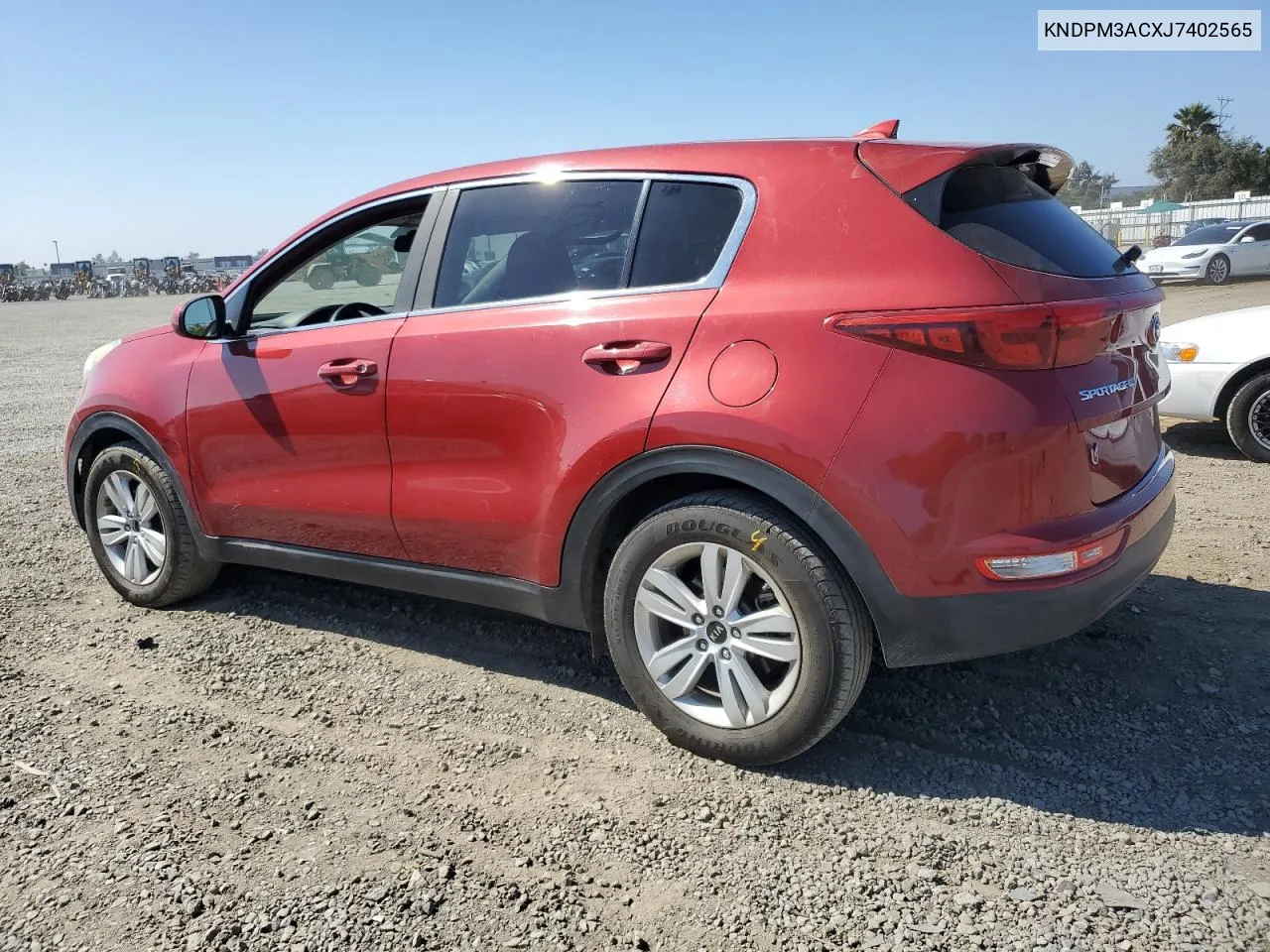 2018 Kia Sportage Lx VIN: KNDPM3ACXJ7402565 Lot: 73516264