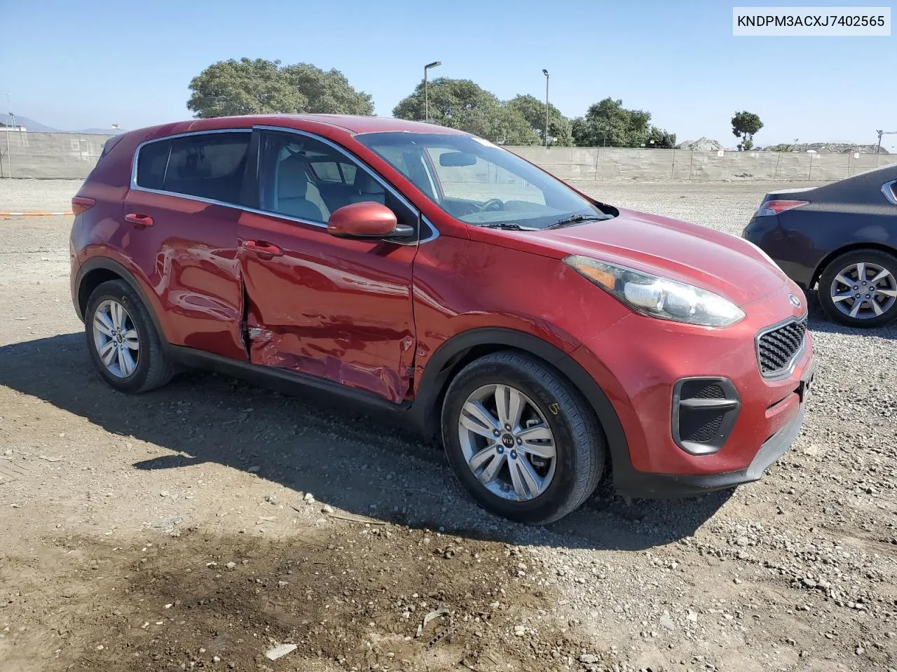 2018 Kia Sportage Lx VIN: KNDPM3ACXJ7402565 Lot: 73516264