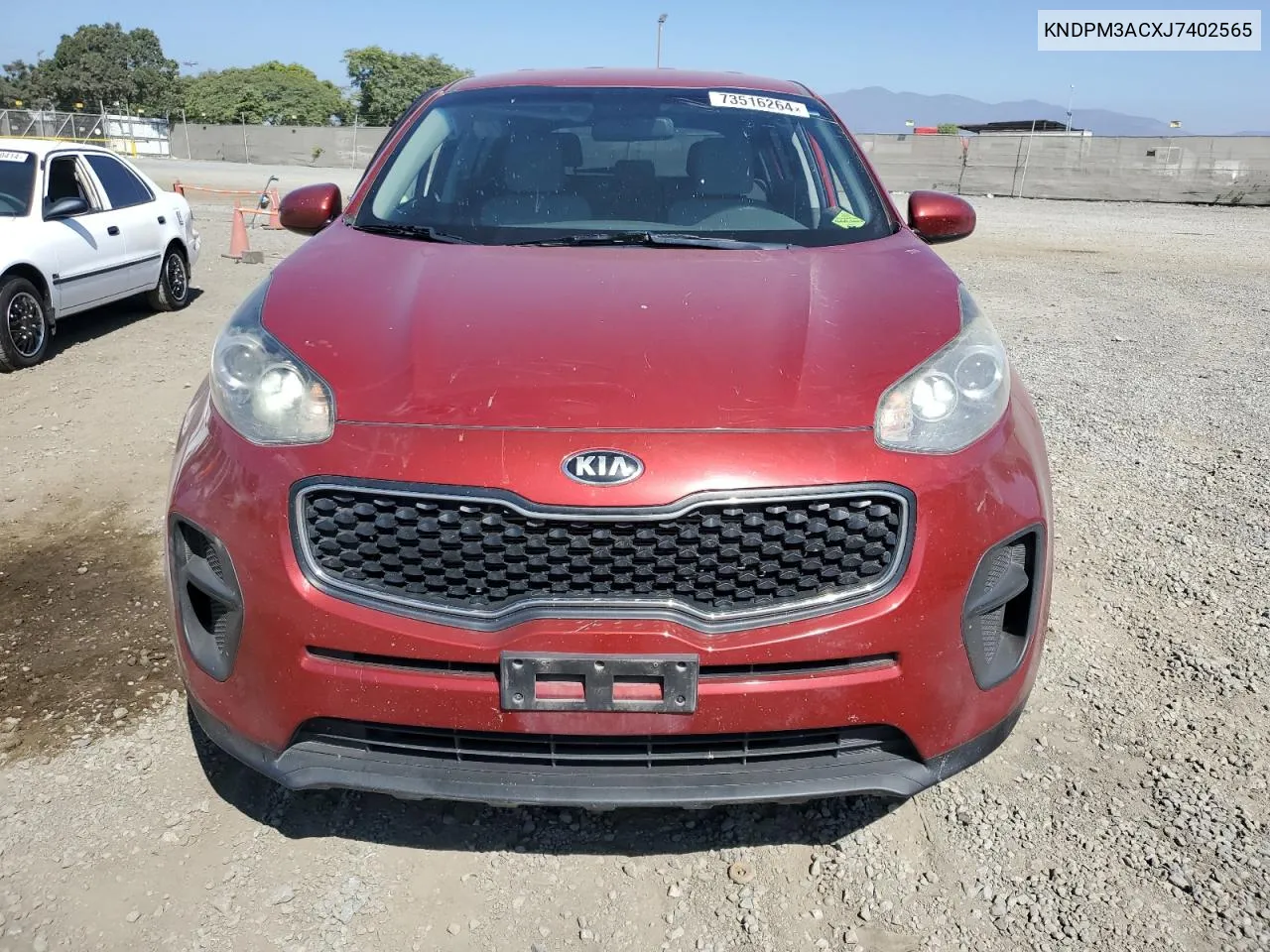 2018 Kia Sportage Lx VIN: KNDPM3ACXJ7402565 Lot: 73516264