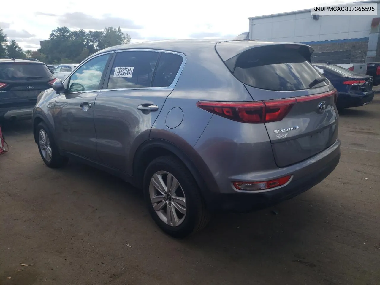 2018 Kia Sportage Lx VIN: KNDPMCAC8J7365595 Lot: 73520744