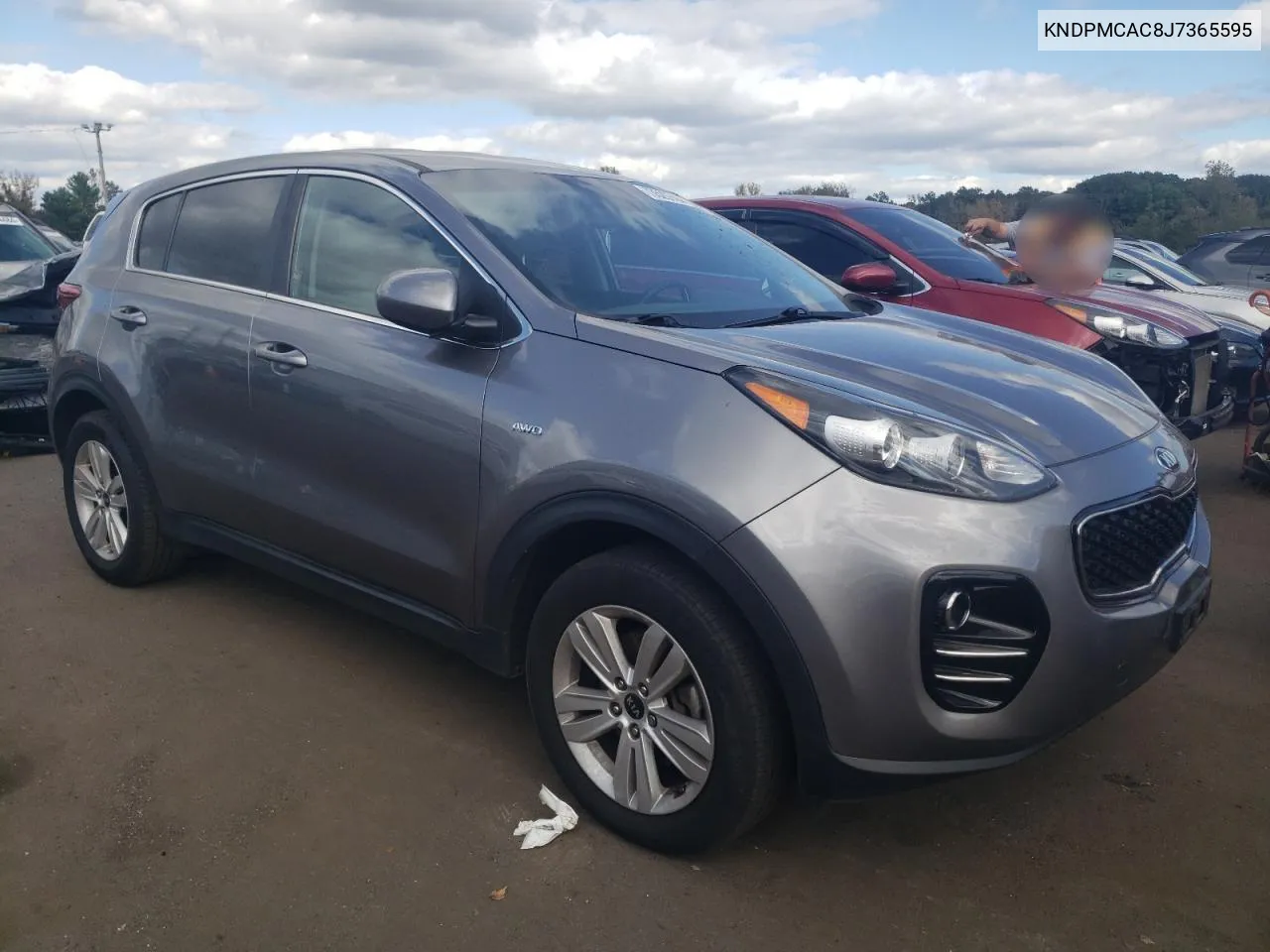 2018 Kia Sportage Lx VIN: KNDPMCAC8J7365595 Lot: 73520744