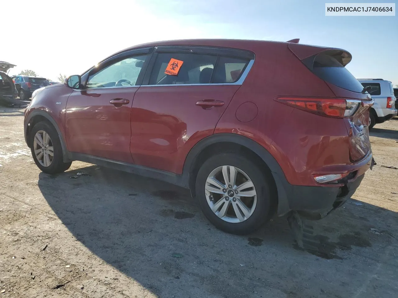 KNDPMCAC1J7406634 2018 Kia Sportage Lx