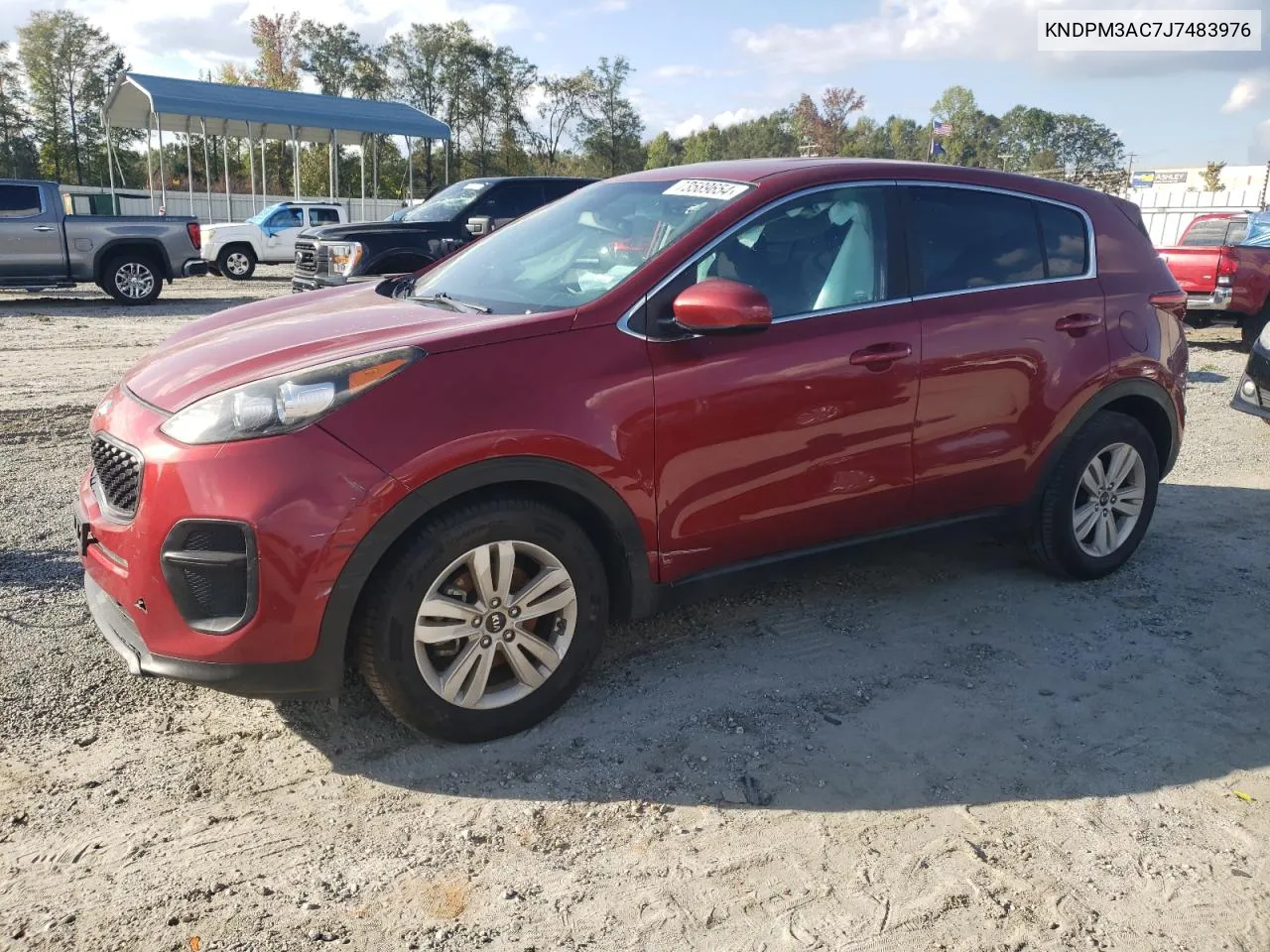 2018 Kia Sportage Lx VIN: KNDPM3AC7J7483976 Lot: 73589654