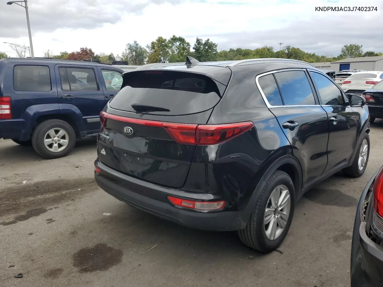 2018 Kia Sportage Lx VIN: KNDPM3AC3J7402374 Lot: 73694504