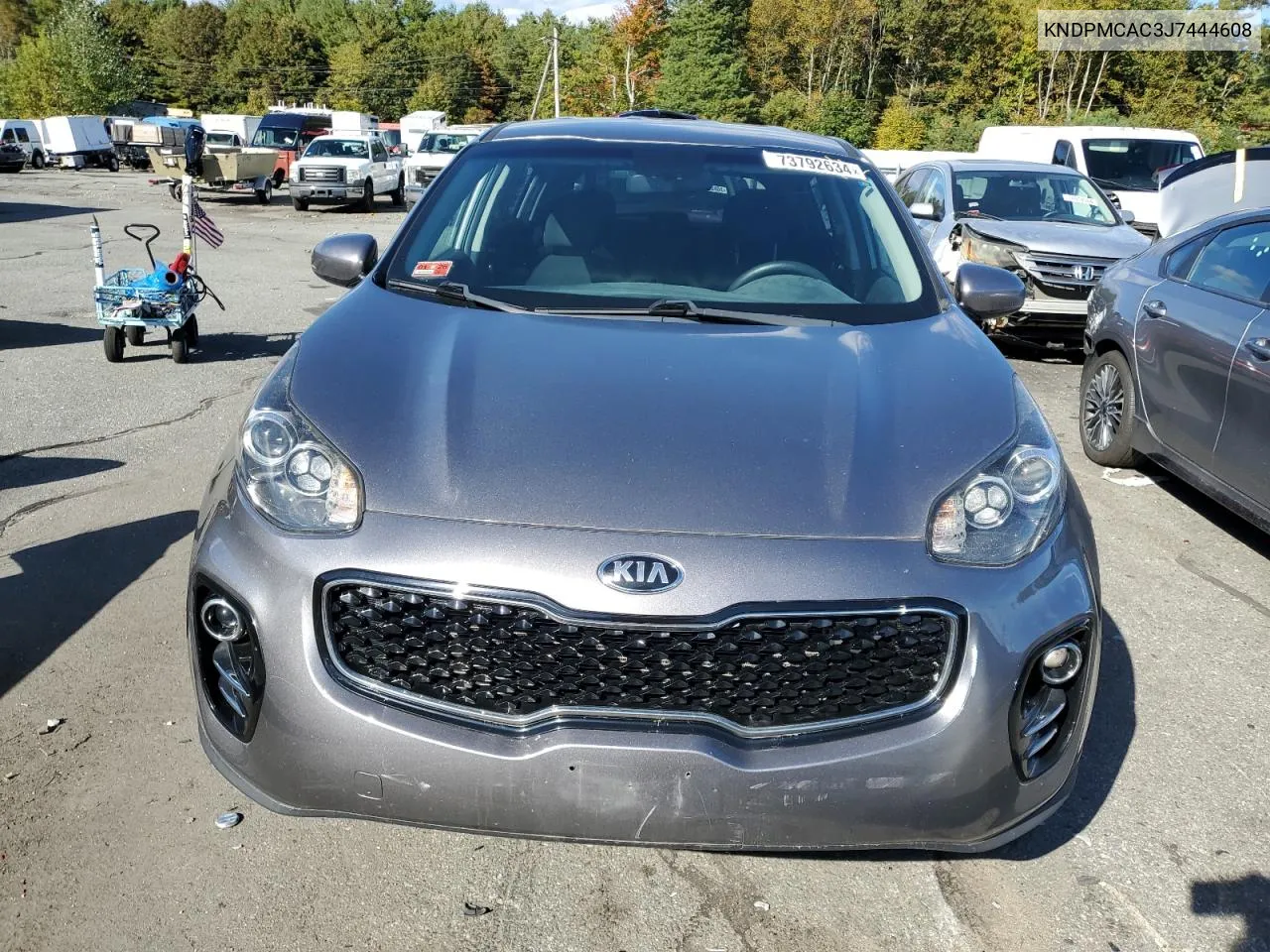 KNDPMCAC3J7444608 2018 Kia Sportage Lx