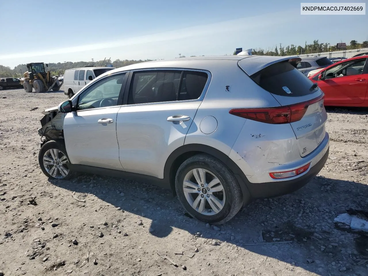 2018 Kia Sportage Lx VIN: KNDPMCAC0J7402669 Lot: 73813244