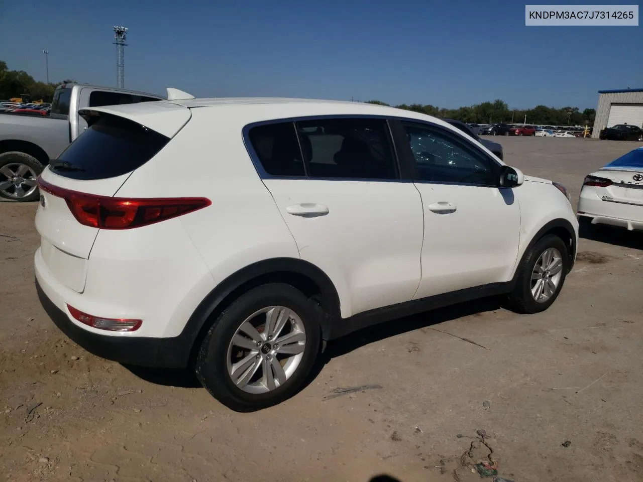 2018 Kia Sportage Lx VIN: KNDPM3AC7J7314265 Lot: 73850764