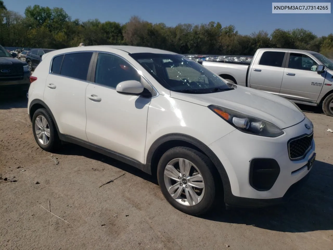 2018 Kia Sportage Lx VIN: KNDPM3AC7J7314265 Lot: 73850764